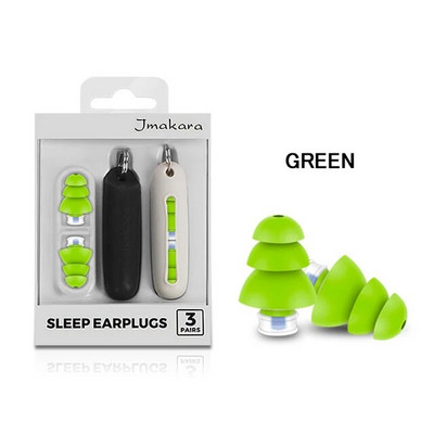 Ωτοασπίδες Tapones Oido Ruido Earplugs Para Dormir Plug Oordoppen σιλικόνη Oordopjes Slapen Ωτοασπίδες με μείωση θορύβου ύπνου