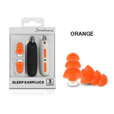 Ωτοασπίδες Tapones Oido Ruido Earplugs Para Dormir Plug Oordoppen σιλικόνη Oordopjes Slapen Ωτοασπίδες με μείωση θορύβου ύπνου