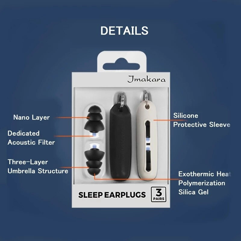 Ωτοασπίδες Tapones Oido Ruido Earplugs Para Dormir Plug Oordoppen σιλικόνη Oordopjes Slapen Ωτοασπίδες με μείωση θορύβου ύπνου