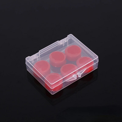 Viacfarebné silikónové živicové valcovité štuple do uší, plávanie, sprcha, vodotesné štuple do uší, mäkké štuple do uší, zabraňujú zápalu