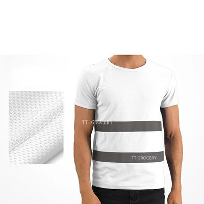 Välispordi fluorestseeruv suure nähtavusega ohutu töösärk Suvine hingav töösärk helkurvestiga t-särk Kiirelt kuivav