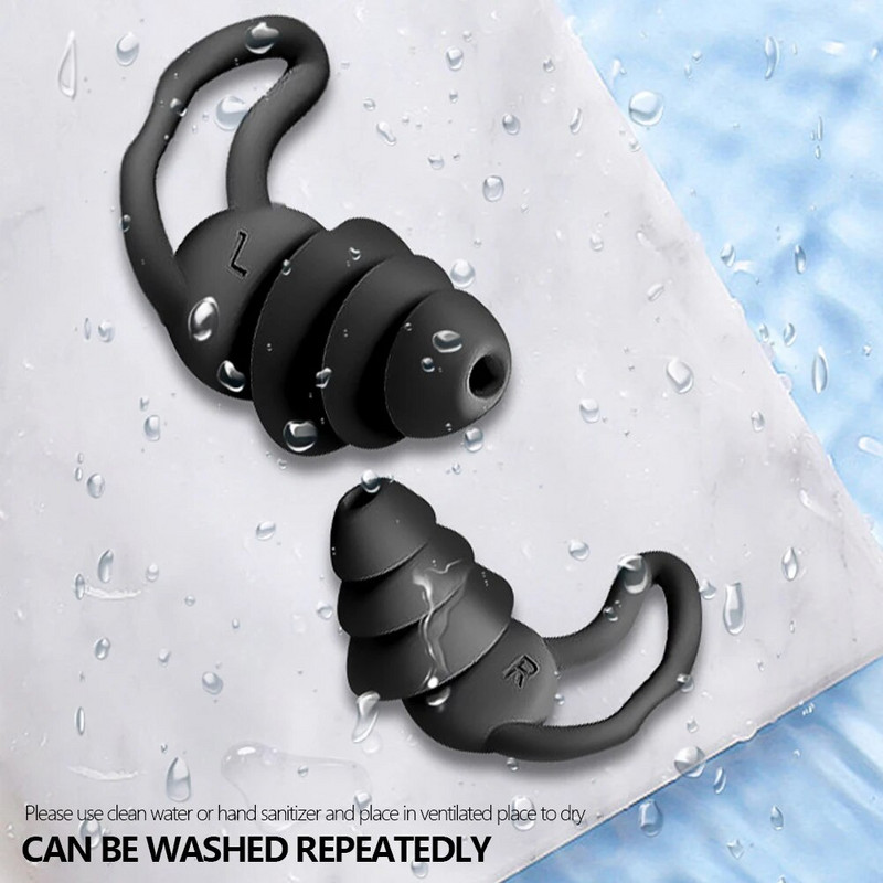 Silikoonist müravastased kõrvatropid Korduvkasutatavad mürasummutavad kõrvatropid Ohutu mürasummutus magamiseks võidusõiduks pildistamiseks reisil