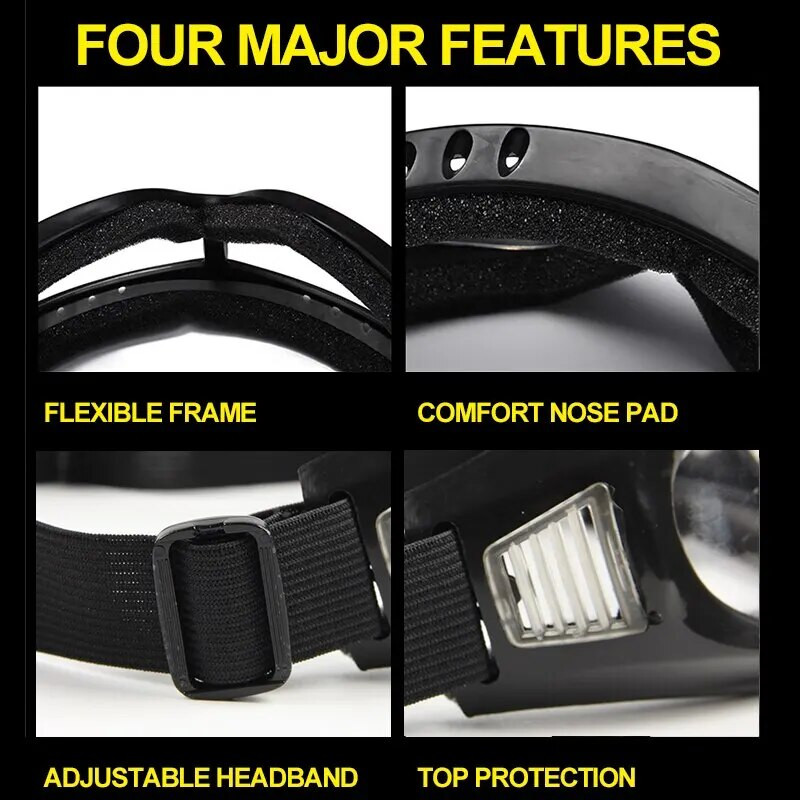 Välistingimustes kasutatavad kaitseprillid töökaitseks Jalgrattad Mootorrattad Suusa- ja matkakaitseprillid Tuule- ja liivakindlad