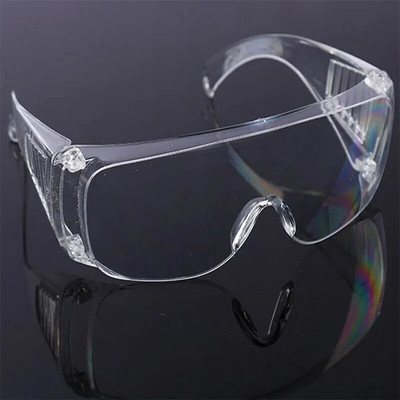 Védő redőnyvédő szemüveg átlátszó szélálló homok ütésálló munkabiztosítás védőszemüveg PC anyag átlátszó