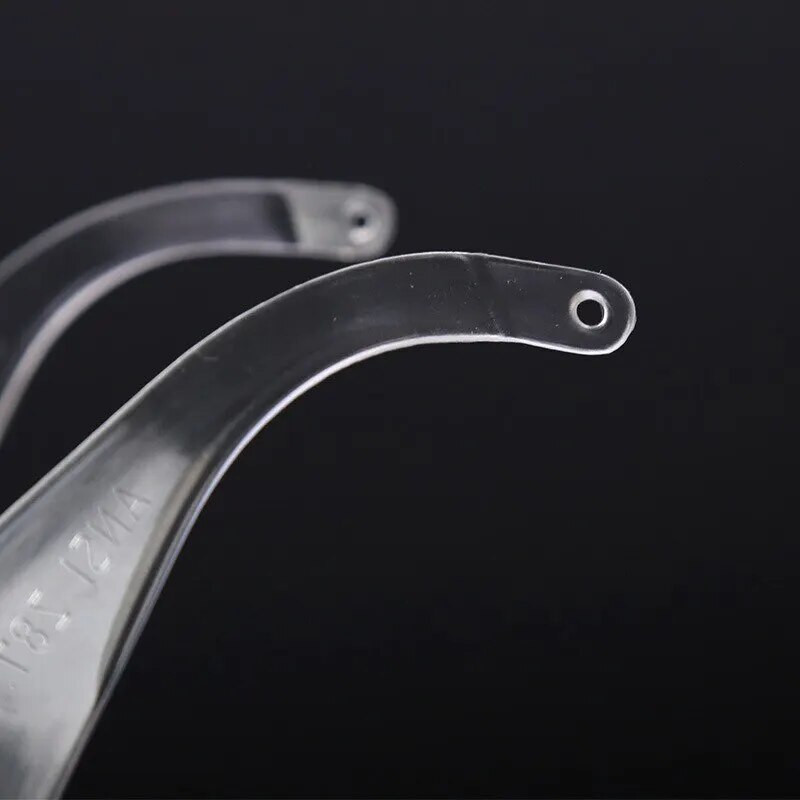 Προστατευτικά γυαλιά κλείστρου Διαφανή αντιανεμική άμμος Αντικραδασμική ασφάλεια εργασίας Προστατευτικά γυαλιά Υλικό υπολογιστή Διαφανές