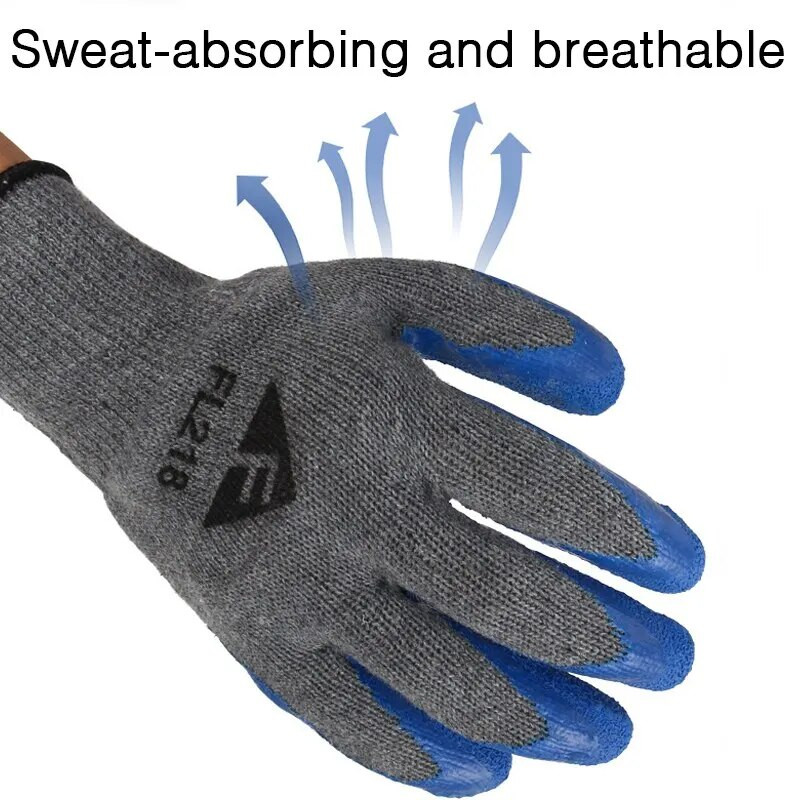 Hot Sales 2 Pairs Lot Working Safety Gloves Coating PU Mechanic Construction Κήπος Προστατευτικό γάντι για οικιακές εργασίες