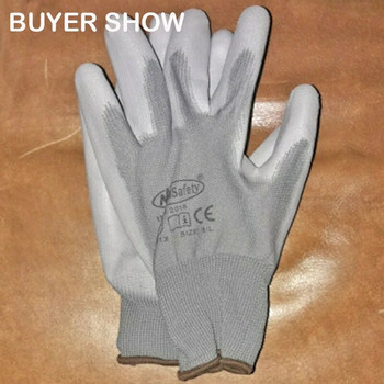 24 τμχ/12 ζεύγη Υψηλής ποιότητας προστατευτικά γάντια εργασίας με εύκαμπτο πολυεστερικό βαμβακερό πλεκτό γάντι για άνδρες και γυναίκες