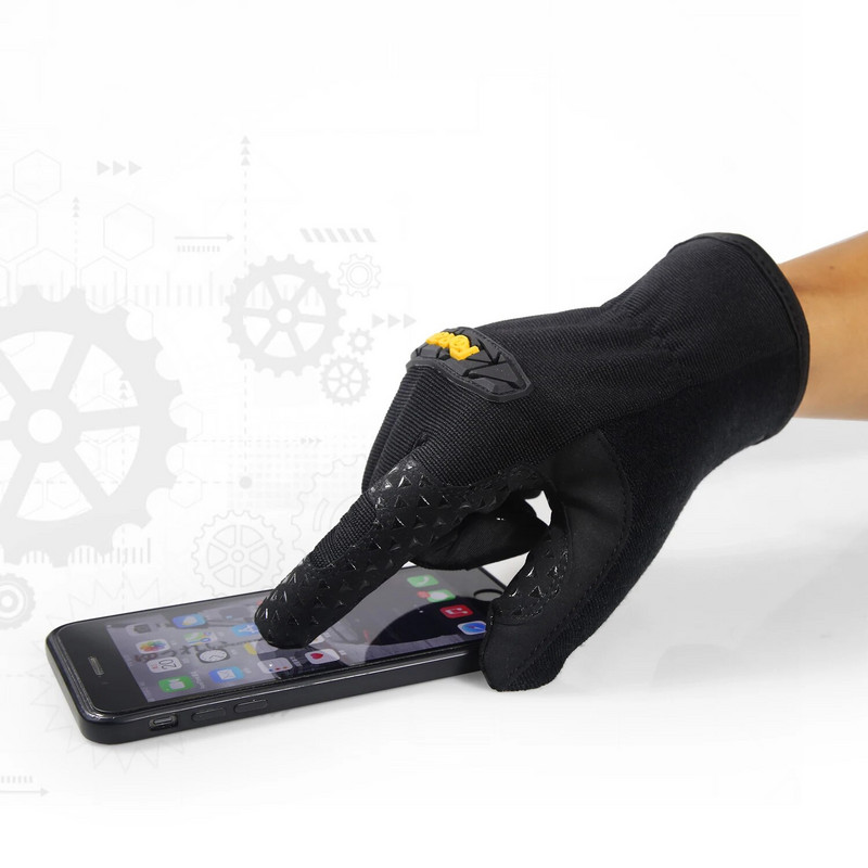 Pracovné rukavice s protišmykovým úchopom, TPR kĺby na chrbte pre ochranu pred nárazmi, celá dlaň z protišmykového silikónu, výkonné rukavice do skladu.