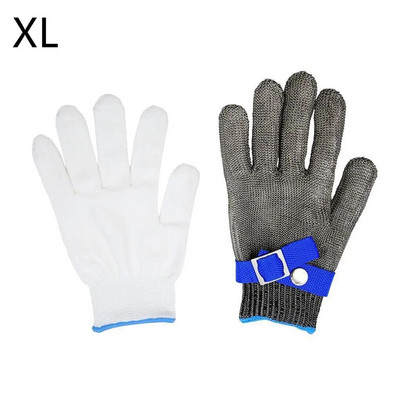 Lõikevastased kindad Lõikekindlad torkekindlad roostevabast terasest traadist metallvõrgust lihuniku lõikekindlad kindad