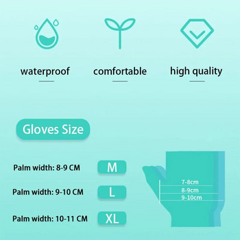 Γάντια πλυσίματος πιάτων Λατέξ από καουτσούκ Κουζίνα αδιάβροχα ρούχα πλυσίματος ανθεκτικά στο λάδι βιομηχανικά γάντια οικιακής χρήσης χημικά