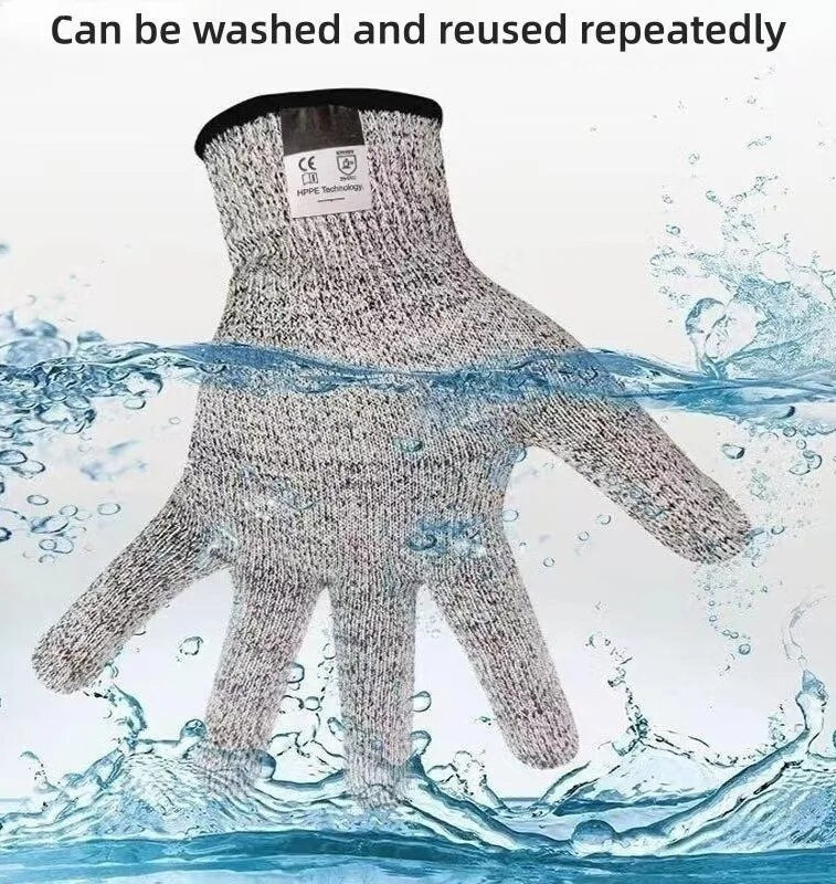 Γάντια ανθεκτικά στην κοπή Γάντια ασφαλείας κατηγορίας τροφίμων Γάντια κουζίνας κατά της κοπής για κοπή Επίπεδο 5 Γάντια εργασίας απόδειξης κοπής