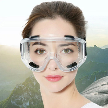 Προστατευτικό προστατευτικό γυαλιά προστασίας από ομίχλη κατά του πιτσιλίσματος Προστατευτικό γυαλιά προστασίας από τη σκόνη, αντιανεμικό εργαστήριο εργαστηρίου Γυαλιά Προστασία ματιών Ασφάλεια Ερευνητικά γυαλιά Clear Lens