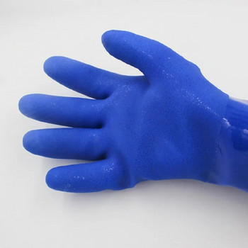 -30 градуса Мъжки работни термични ръкавици Зимна защита PVC Водоустойчиви Неплъзгащи се Маслоустойчиви Устойчиви на износване Студено съхранение Рибари