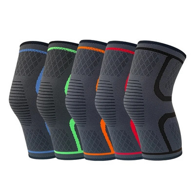 1 ΤΕΜ Sport Kneepad Silica Gel Αντιολισθητικά επιγονατάκια Running Yoga Kneelet Προστατευτικό αερισμό Knit Nylon Υψηλής ελαστικότητας