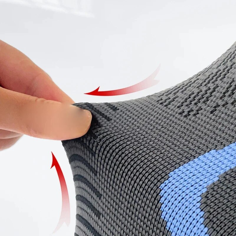 1 tk Sport Põlvepadi silikageelist libisemiskindlad põlvekaitsmed Joogajooga Põlvekaitse Kaitse Ventilatsioon Koo nailon Suure elastsusega