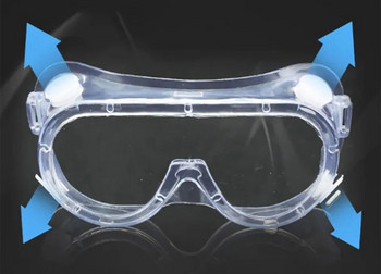 Γυαλιά ασφαλείας Αντι-πιτσίλισμα, Αδιάβροχα γυαλιά εργασίας Εργαστηριακά γυαλιά προστασίας από τον άνεμο Προστασία ματιών Βιομηχανικής έρευνας Γυαλιά ασφαλείας Αδιάβροχα