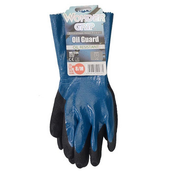 Маслоустойчиви работни ръкавици Защитни нитрил Напълно потопен дълъг маншет Газ Антибиотично приплъзване Водоустойчив Киселинно-базов Химически устойчив