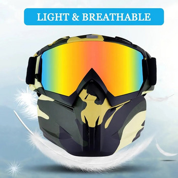 Vintage MTB κράνος γυαλιά αντιανεμική μάσκα μοτοσικλέτας γυαλιά για σκι γυαλιά για snowboard Γυαλιά ηλίου ιππασίας