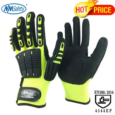 Γάντια εργασίας ασφαλείας 100% υψηλής ποιότητας αντικραδασμικά ανθεκτικά στη κοπή με αδιάβροχο νιτριλίου, γάντια προστασίας κήπου Good Grip Plam