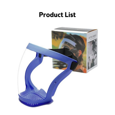 Kaitsev näomask uduvastane Täisnäokaitse Plastikust läbipaistev kaitseprillid Tööks kaitsev umbrohu lihvimine