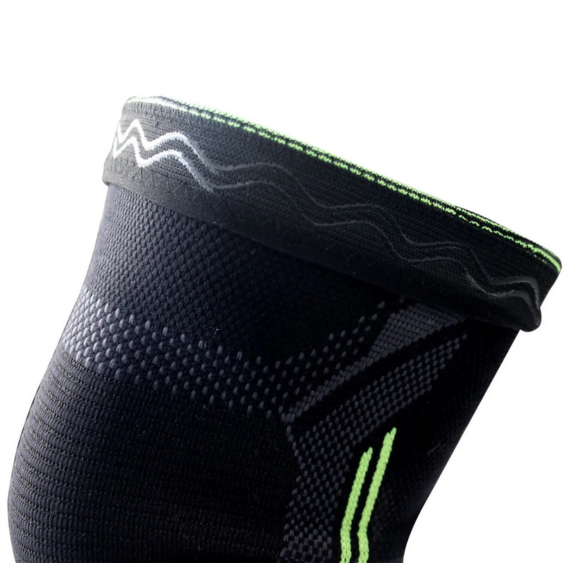 Kõrgeelastsed kuduvad põlvekaitsmed silikoonist libisemiskindlad jala sokid spordijooga põlvekaitsmed välistingimustes kasutatavad põlvekaitsmed