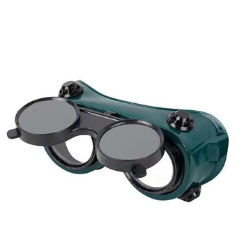 Защитни заваръчни защитни очила, противоотблясъци, противоударни двуслойни стъклени двуслойни работни защитни очила