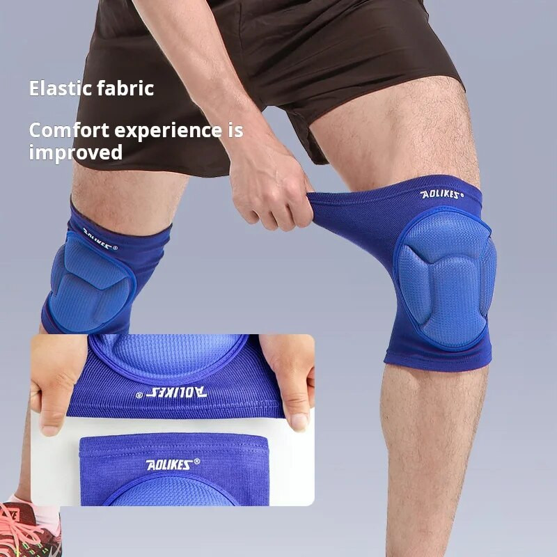 1 tk sportlikud põlvekaitsmed, paksendatud kokkupõrkevastane käsn, libisemisvastased põlvekaitsmed, tantsupõlvikud, kokkupõrkevastased põlvekaitsmed