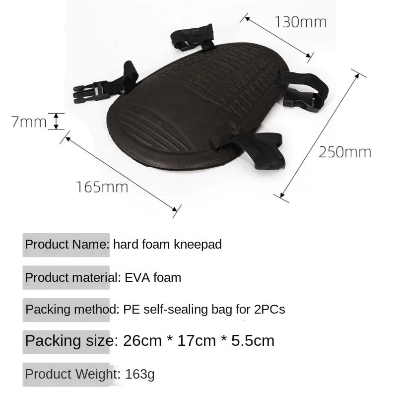 1 ζεύγος Ice Fishing Knee Pads Ιδανικά για Χειμώνα σε εξωτερικούς χώρους On Ice Knee Warm Protector EVA Υψηλής ποιότητας εξοπλισμός ψαρέματος