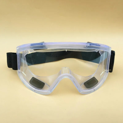 Πλαίσιο σφουγγαριού Προμήθειες ασφαλείας Προστασία ματιών Καθαρά προστατευτικά γυαλιά άνεμος και σκόνη Αντιθαμβωτικό εργαστήριο Χρήση προστατευτικών γυαλιών