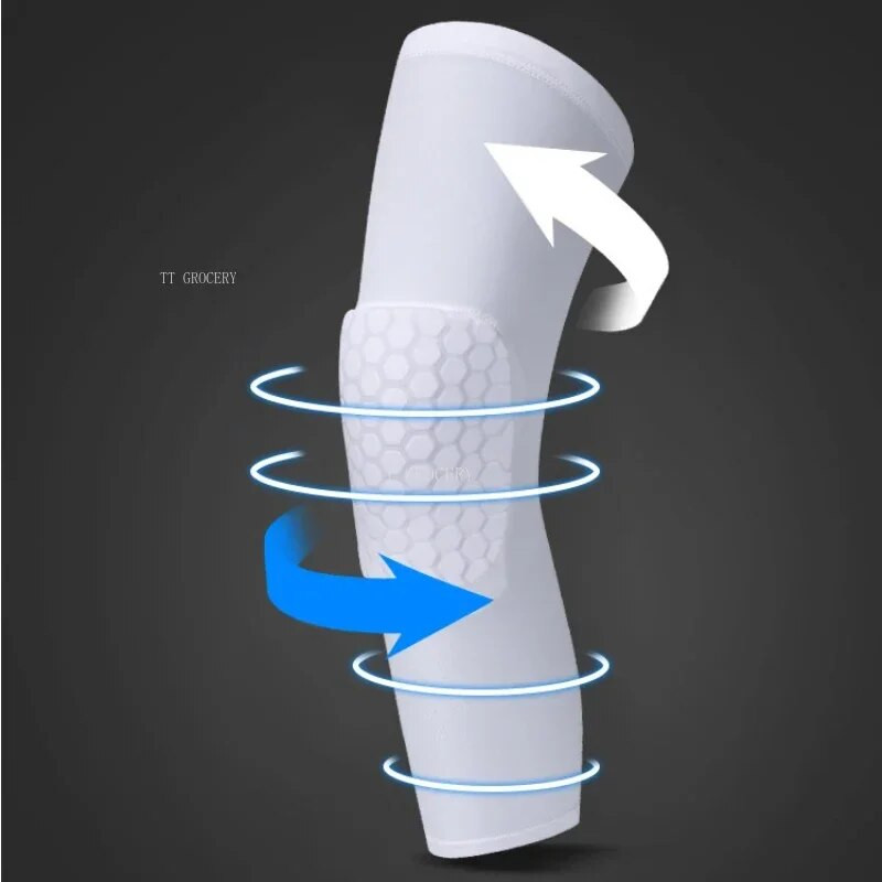 1 ζεύγος μανίκια συμπίεσης προστατευτικό επιγονατίδας μπάσκετ Κυψελοειδής αφρός νάρθηκας Επιγονατίδες Γυμναστήριο Στήριγμα βόλεϊ για άνδρες