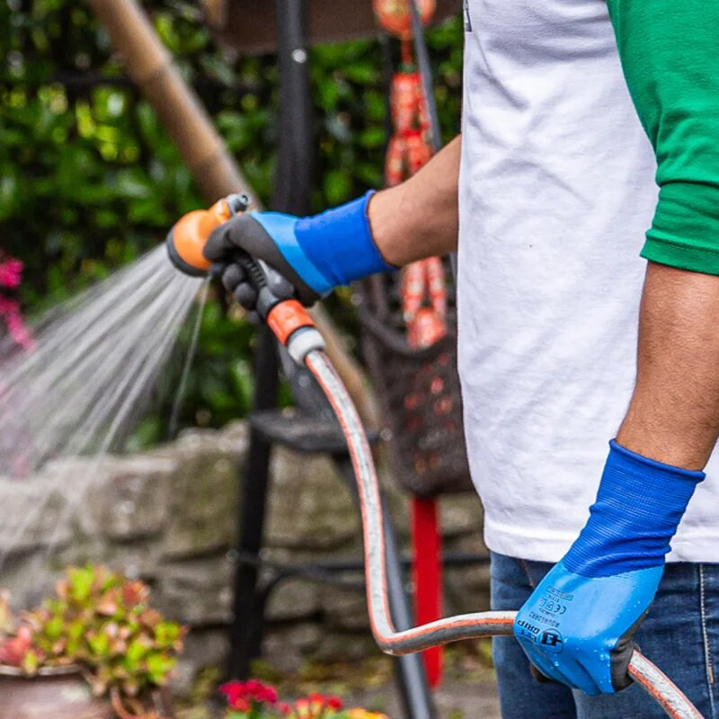 Wonder Grip WG-318 Ohutus Veekindlad Töökindad Naiste Meeste Töökindad Topeltkattega nailonkindad Mugav lateksvaht