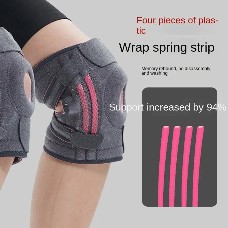 Αθλητικά μαξιλαράκια γονάτων με ιμάντα πίεσης Μπάσκετ ιππασία υπαίθρια αναρρίχηση μηνίσκος άρθρωση επιγονατίδων Επιγονατίδες για τρέξιμο που αναπνέουν