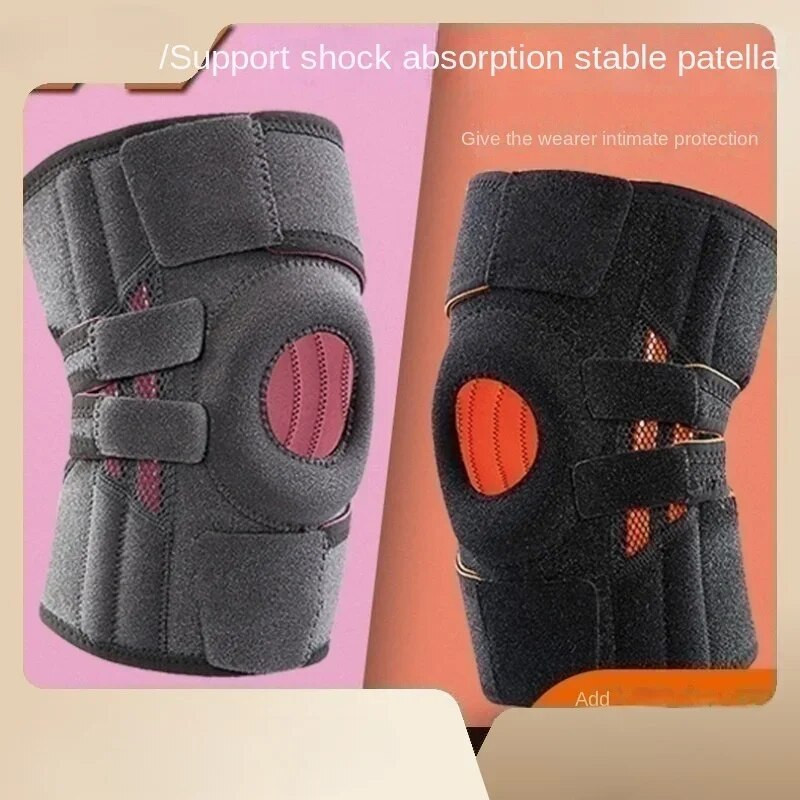 Αθλητικά μαξιλαράκια γονάτων με ιμάντα πίεσης Μπάσκετ ιππασία υπαίθρια αναρρίχηση μηνίσκος άρθρωση επιγονατίδων Επιγονατίδες για τρέξιμο που αναπνέουν