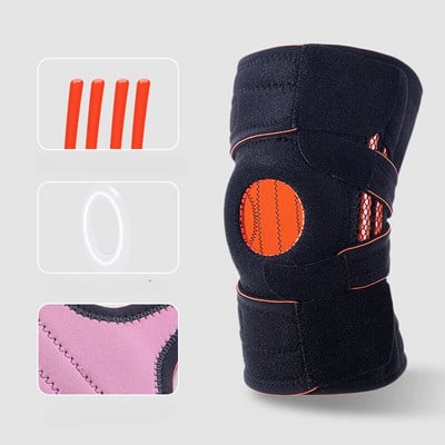 Kompresné kolenné chrániče, opora šľachy, nastaviteľná ortéza na beh, cvičenie, pre mužov a ženy