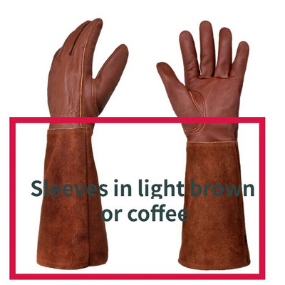 2 ks kožené priedušné rukavice s dlhým rukávom na prerezávanie ruží pre mužov a ženy, najlepšie záhradné rukavice, darčeky do záhrady