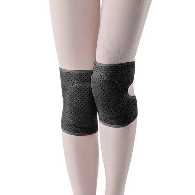 1 чифт дамски детски наколенки танцова йога тенис опора за коленете скоба спортна фитнес зала наколенки детска тренировка подплатена гъба защита на коленете