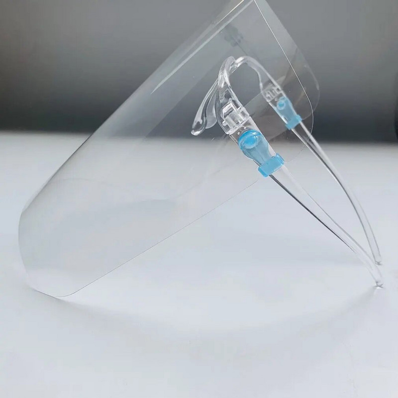 1 kast Full Face Shield prillide raam kaitsemask kandke prille uduvastane pritsmevastane mask Näomask