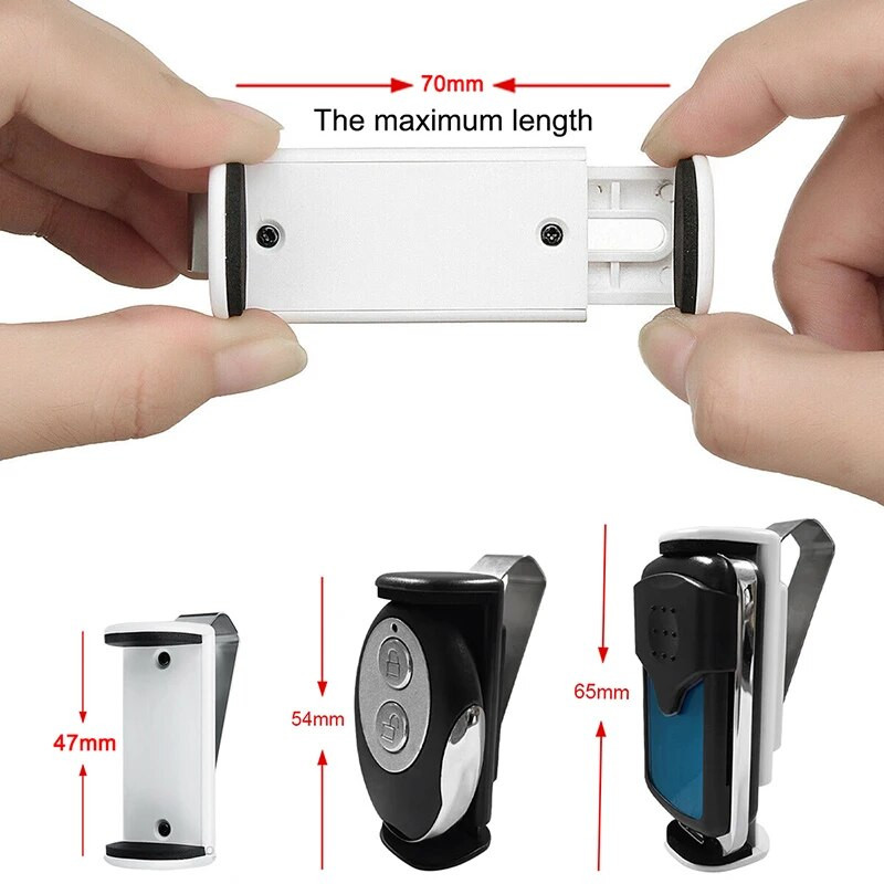 Novi držač kopče za ključeve od automobila, kopča za štitnik od sunca, kontrola garažnih vrata, podesiva 47-70 mm, daljinski upravljač za garažu, kopča, otvarač za dodatke