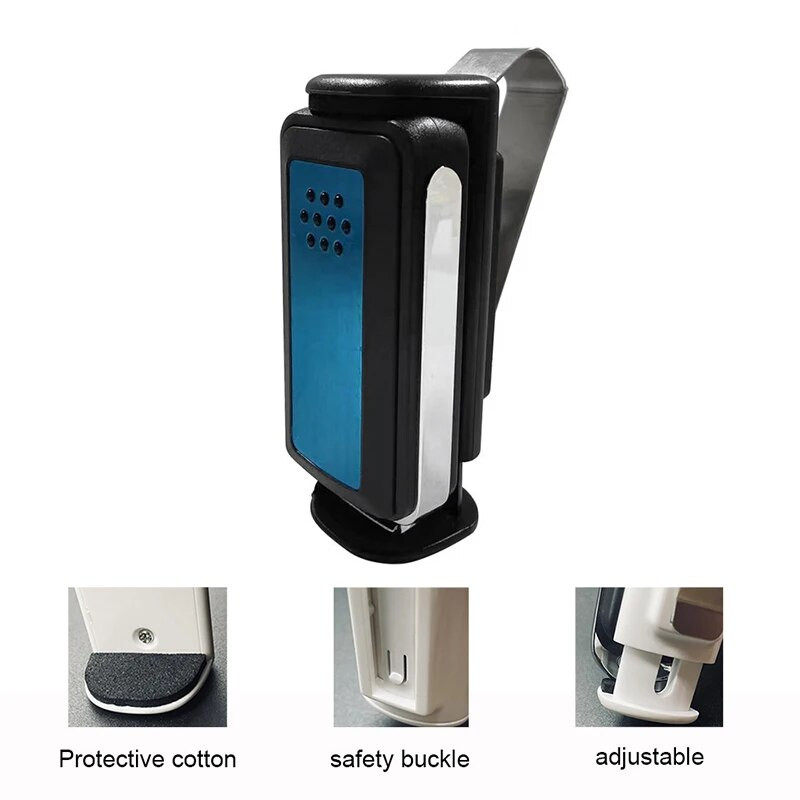 Novi držač kopče za ključeve od automobila, kopča za štitnik od sunca, kontrola garažnih vrata, podesiva 47-70 mm, daljinski upravljač za garažu, kopča, otvarač za dodatke