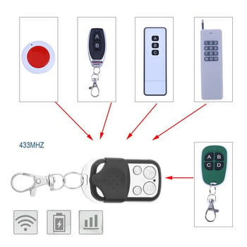 2pcs/3pcs 433MHz Τηλεχειριστήριο 4CH Key Copy Duplicator for Car Key Electric Gate Κλωνοποίηση γκαραζόπορτας για τηλεχειριστήρια CAME