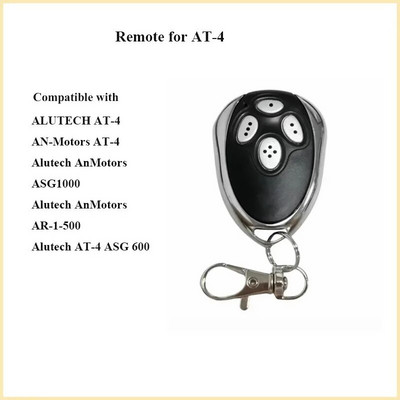 Най-новото дистанционно управление Gate Alutech AT-4 AR-1-500 AN-Motors AT-4 ASG1000 AT4 AT 4 Keychain Barrier 433MHz Rolling Code for Garage