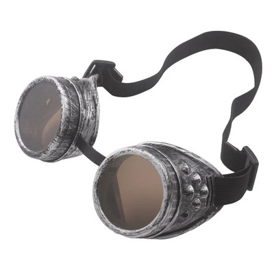 Νέα Steampunk Goggles Welding Vintage Style Punk Γυαλιά Μόδας Γυαλιά ηλίου Παιχνίδι Ρόλου Πέντε έγχρωμοι φακοί Retro Craftsmanship