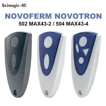 NOVOFERM Τηλεχειριστήριο για 502 MAX43-2 504 MAX43-4 512 MIX 43-2 MTR43-2 MCHS43-2 MNHS433-02 MNHS433-04 433 MHz Πομπός