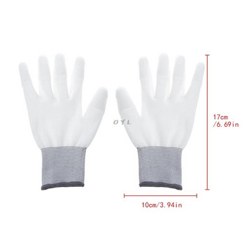 1 чифт антистатични ръкавици против хлъзгане PC компютър ESD електронни работни ръкавици за ремонт