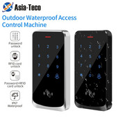 IP67 veekindel RFID 125KHz juurdepääsukontrolli klahvistik Puuteekraaniga juurdepääsukontroller Nutikas elektrooniline ukselukusüsteem Wiegandi lugeja