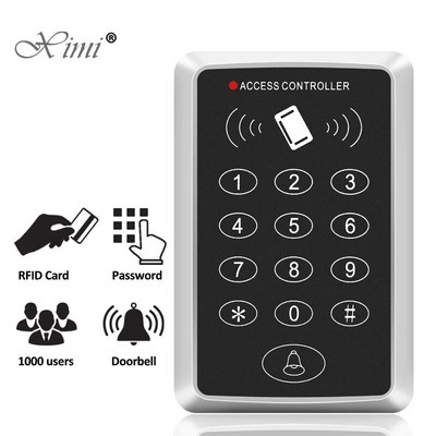 125KHz RFID beléptető billentyűzet EM kártyaolvasó ajtó beléptető rendszer ajtózár nyitó billentyűzet rendszer