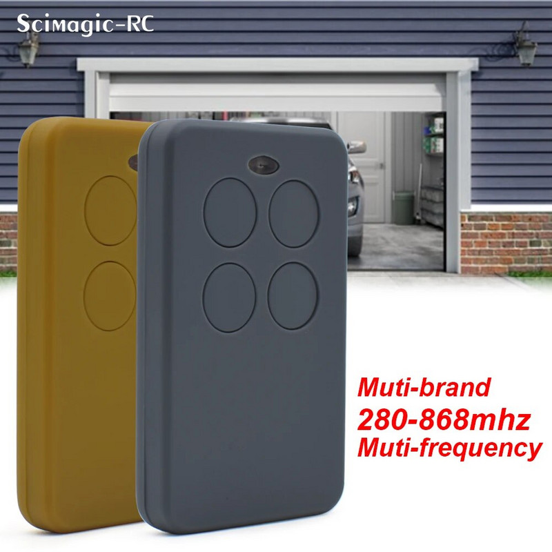 4 σε 1 Αυτοαντίγραφο 280 έως 868 MHz Τηλεχειριστήριο πολλαπλών συχνοτήτων γκαράζ Πολυγραφικό Μπρελόκ Barrier Rolling Code Grabber Gate Door