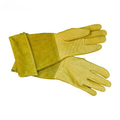 S-XL marhabőr, hosszú csöves kertészeti kesztyűk nagy teherbírású kertészeti rózsaszegélyek, sarkantyúálló, hosszú ujjú kesztyűk hegesztőkesztyűk