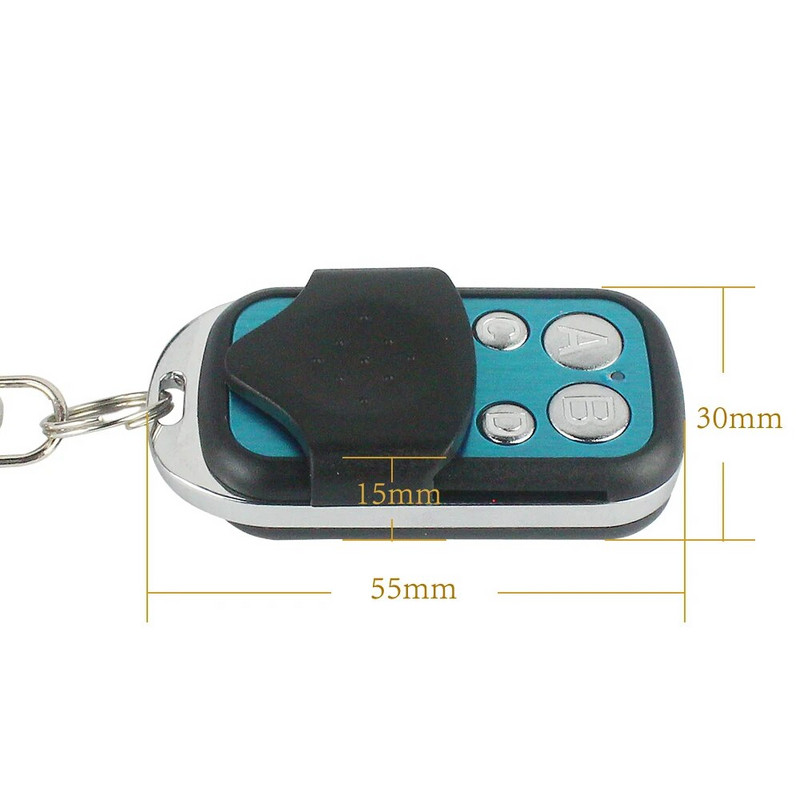 433Mhz koopia kaugjuhtimispult, garaažiukse universaalne kaugjuhtimispuldi kloonvõti, juurdepääsu juhtimise kaugjuhtimispuldi saatja koopia