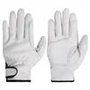 Driving Sport Men Safety Mechanic Working Glove Sheepskin Yellow White Leather Industrial Work Gloves Wholesale 527MY